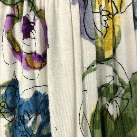 Anthropologie One September Isabel Floral Embroidered High Neck Tank Top XS - Picture 11 of 12